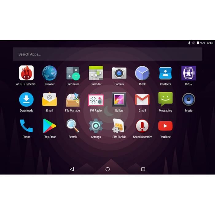 10.1 pouces Android 7.0 Quad-Core 2 + 32 Go Tablet3