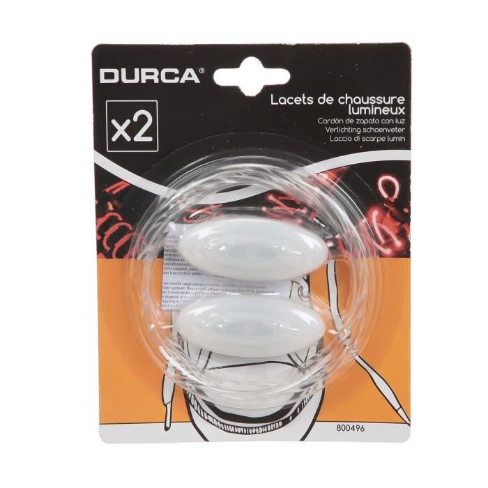 DURCA Lacets lumineux - 4 piles CR2016