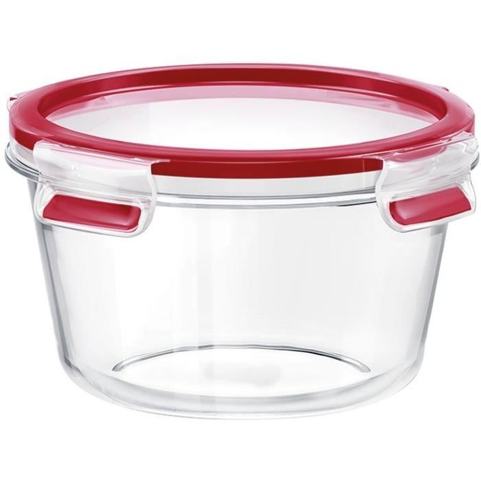Boîte Clip and Close verre ronde 0l95