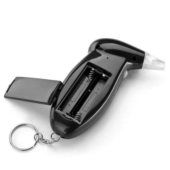 Testeur dalcool Embout buccal de remplacement LCD num/érique R/étro-/éclairage Porte-cl/és Analyseur dhaleine