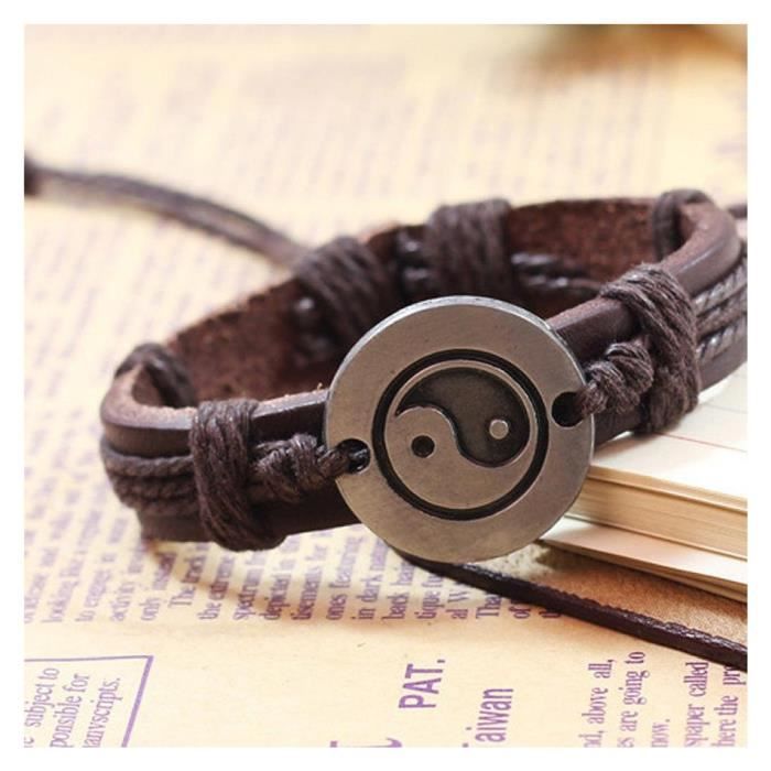 Bracelet graphique Tai Chi Yin et Yang Bracelet3