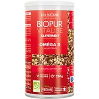CHOLESTÉROL - TENSION BIOPUR Super Mix - Oméga 3 - Cholestérol - 290 g CHOLESTÉROL - TENSION BIOPUR Super Mix - Oméga 3 - Cholestérol - 290 g