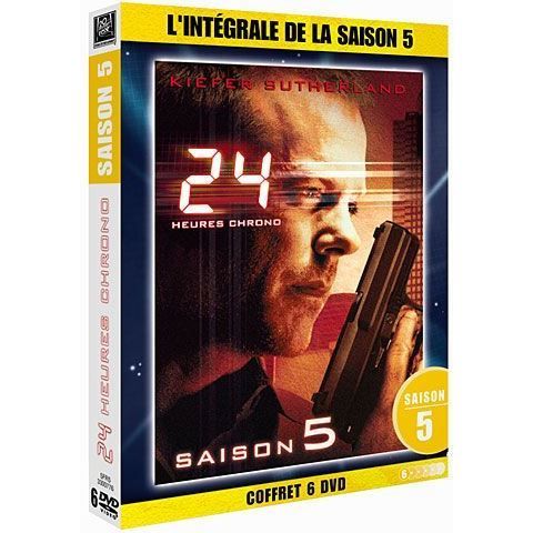 24 heures chrono, saison 5 en DVD SERIE TV pas cher