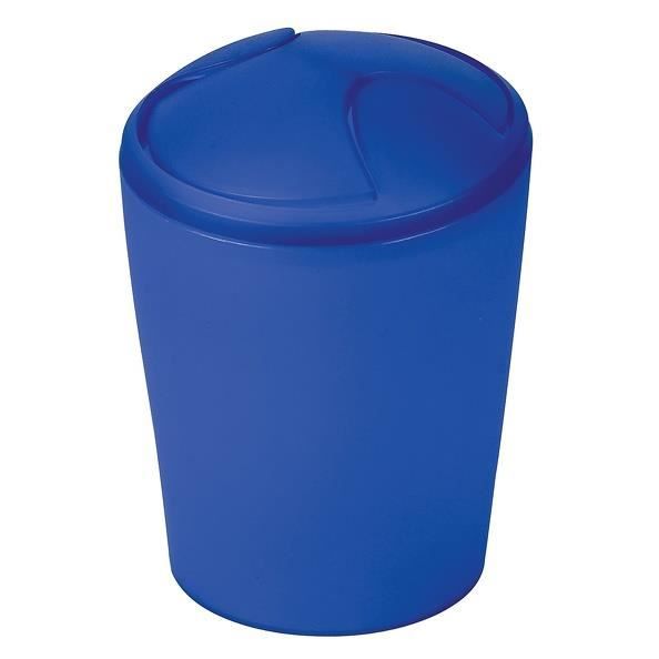 MOVE Poubelle 5L salle de bain 28x20x20 cm Bleu marine