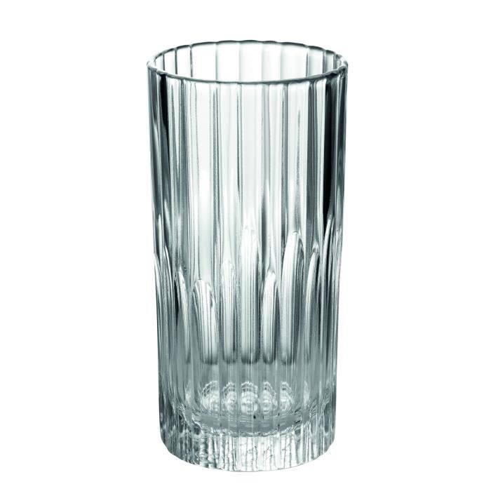 DURALEX Lot de 4 chopes en verre Manhattan - 30,5 cl