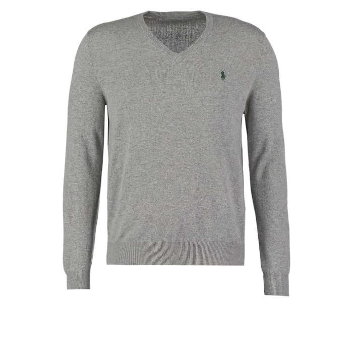 Gris Achat Lauren Homme Polo GrisL Ralph Pull Vente 9HE2DIW