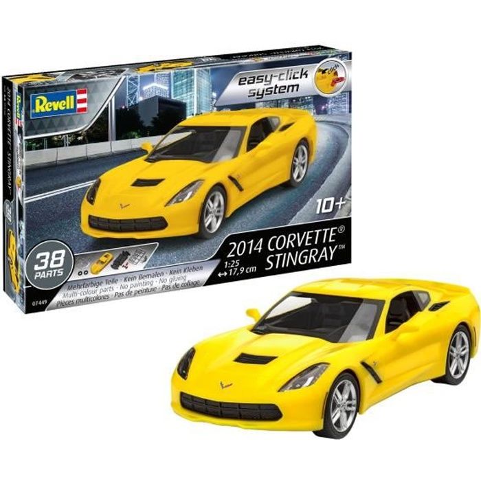 REVELL Easy-Click 2014 Corvette Stingray 07449 Maquette plastique