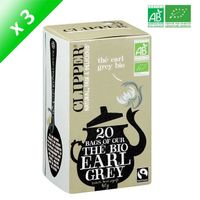 THÉ CLIPPER Thé Earl Grey Bio - 3x 40 g THÉ CLIPPER Thé Earl Grey Bio - 3x 40 g