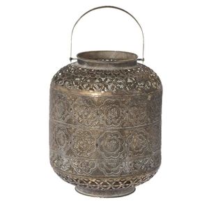 Grande Lanterne Deco En Metal Ajoure 36 Cm Achat Vente
