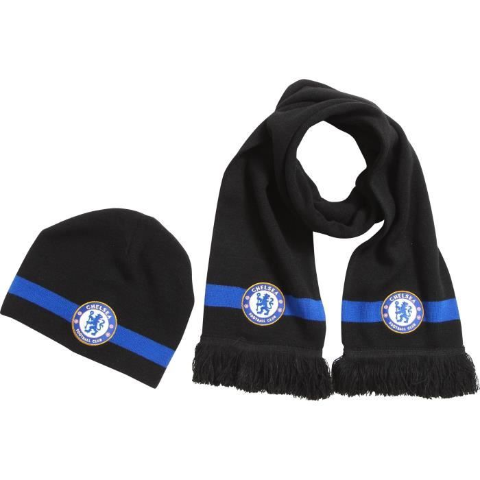 Lot Bonnet + écharpe foot CHELSEA FC - Réplique
