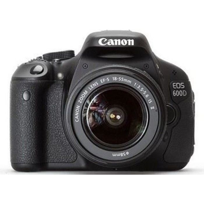 CANON EOS 600D + Objectif EFS 1855 mm f/3,55… Achat / Vente appareil photo réflex Cdiscount