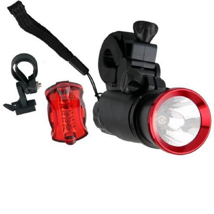 lampe de vélo, avant arrière, led Fahrradlampe, vorne hinten (Neu und