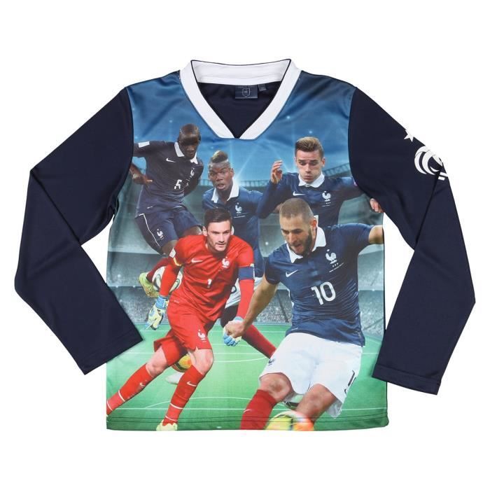 FFF T-shirt Football Equipe de France Enfant Garçon