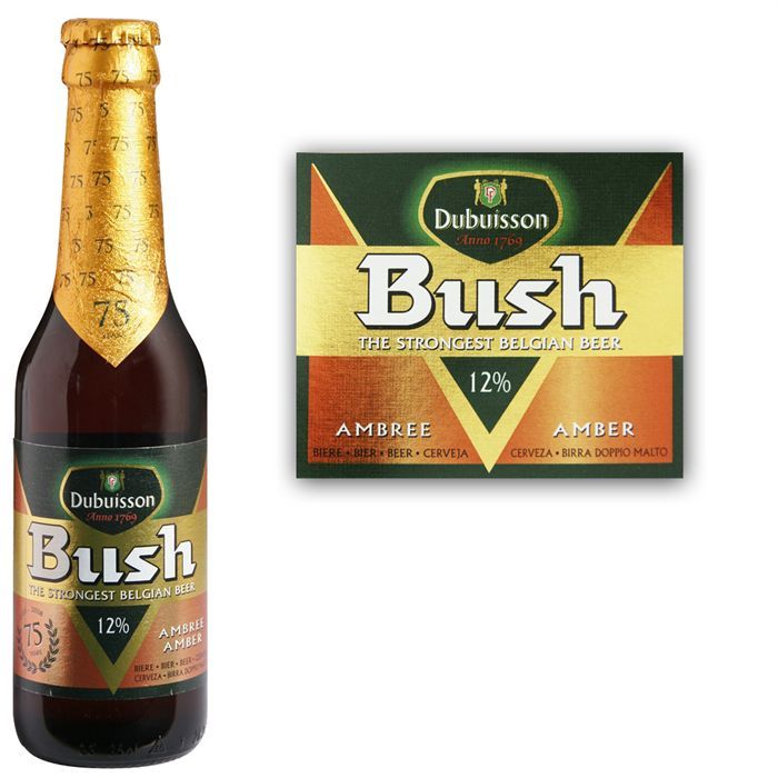 Bush Ambrée 33cl   Achat / Vente BIERE Bush Ambrée 33cl  