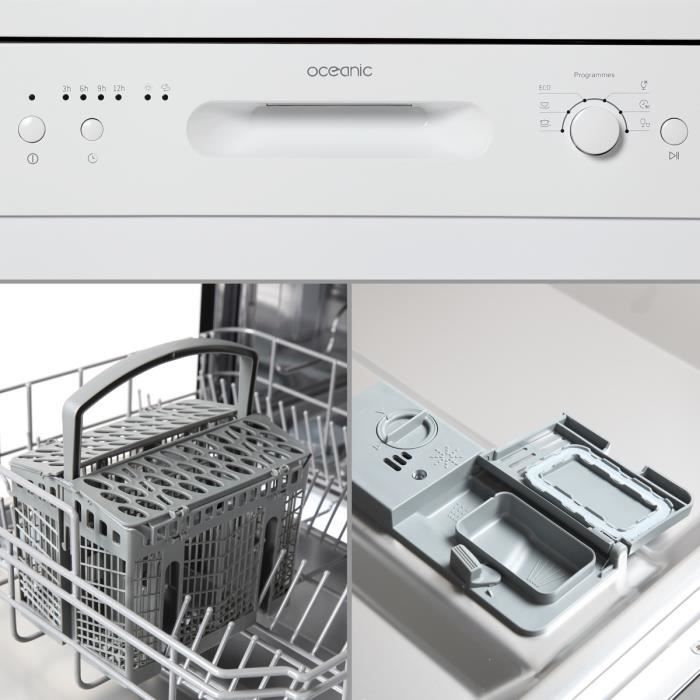  LV12DD49W - Lave-vaisselle posable - 12 couverts2