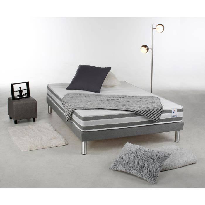 CONFORT DESIGN Matelas 140 x 190 - Latex, et mousse mémoire - 24 cm - Équilibré et ferme - RECTO VERSO