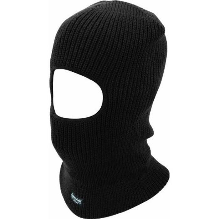 HIGHLANDER Cagoule Visage Ouvert Noir