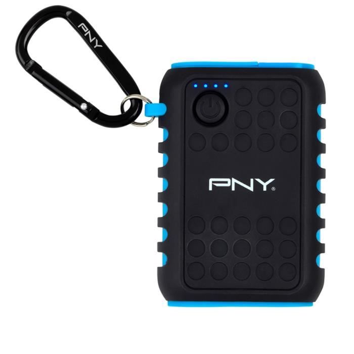 PNY The Outdoor Charger Batterie externe téléphone portable rechargeable 7800 mAh pour smarpthone