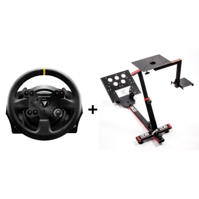 ThrustMaster Volant TX Racing Wheel Leather Edition - PC / Xbox One + 69DB Support Wheel Stand EVO OFFERT