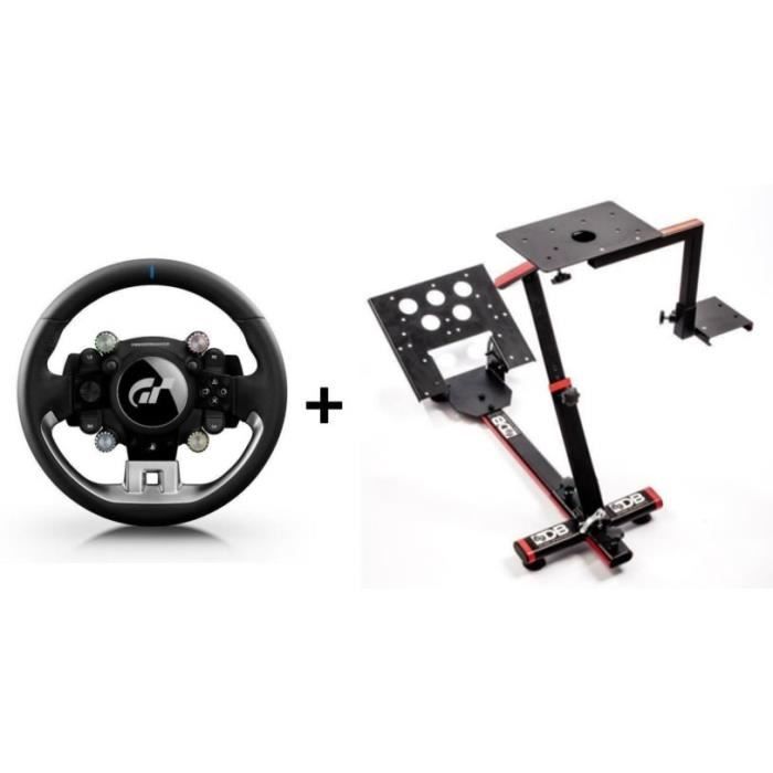 ThrustMaster Volant TX Racing Wheel Leather Edition - PC / Xbox One + 69DB Support Wheel Stand EVO OFFERT