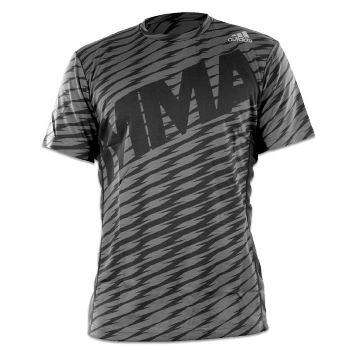 ADIDAS PERFORMANCE T-Shirt Training Gris