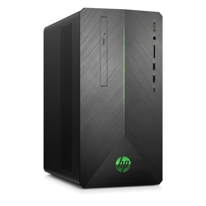 Unité Centrale Gamer - HP 690-0024nf - AMD Ryzen 5 - 8Go de RAM - Disque Dur 1To HDD + 128Go SSD - GTX 1050 2Go - Windows 10