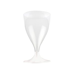 Lot de 6 verres ? eau ou ? vin jetables 20 cl argent