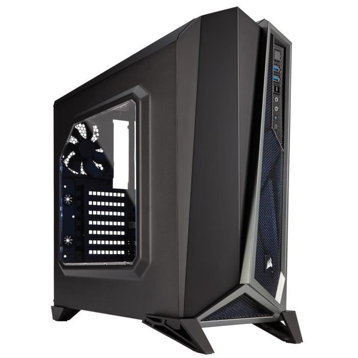 CORSAIR Boitier Moyen Tour Carbide Spec Alpha - Noir et Gris - Fenêtre Plexiglass (CC-9011084-WW)