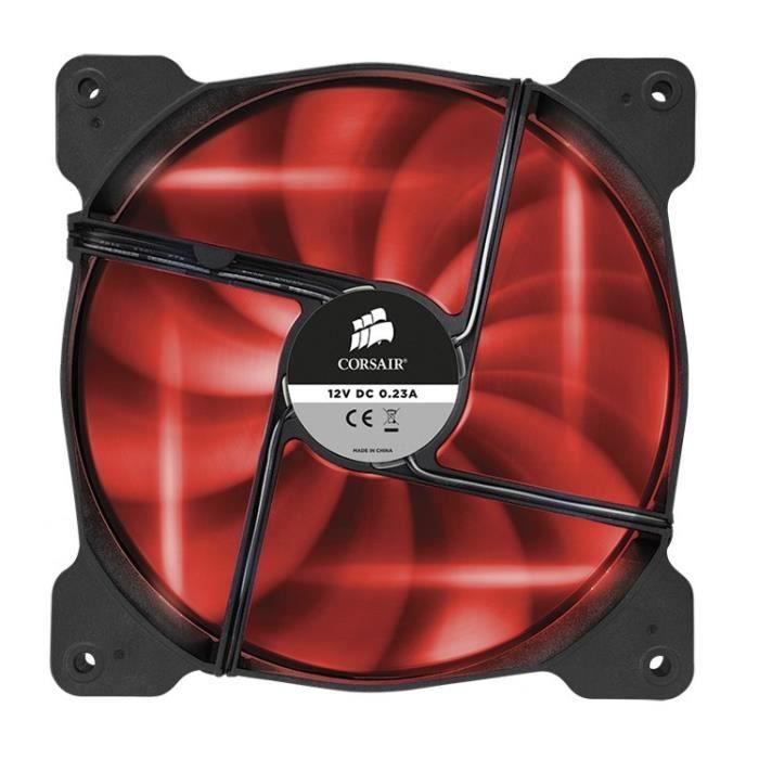 Corsair ventilateur 140mm SP140 LED rouge Simple