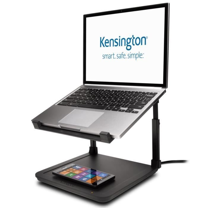 Kensington Réhausseur SmartFit pour ordinateur portable avec chargeur Qi