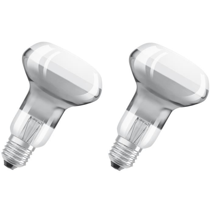 OSRAM Lot de 2 Ampoules Spot LED R63 E27 4 W équivalent à 32 W blanc chaud