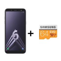 SMARTPHONE Samsung Galaxy A6 Bleu argenté + Carte SD 64Go SMARTPHONE Samsung Galaxy A6 Bleu argenté + Carte SD 64Go