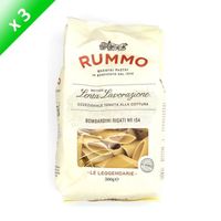 PÂTES ALIMENTAIRES RUMMO Lot de 3 Bombardini Rigati N°154 - 500 g PÂTES ALIMENTAIRES RUMMO Lot de 3 Bombardini Rigati N°154 - 500 g