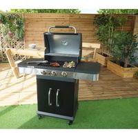 BARBECUE GRILL GARDEN Barbecue à gaz 3 brûleurs - Fonte éma BARBECUE GRILL GARDEN Barbecue à gaz 3 brûleurs - Fonte éma