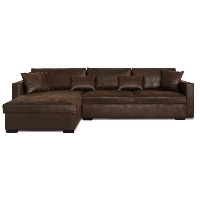 Malma Canape D Angle Reversible Convertible 5 Places Coffre De