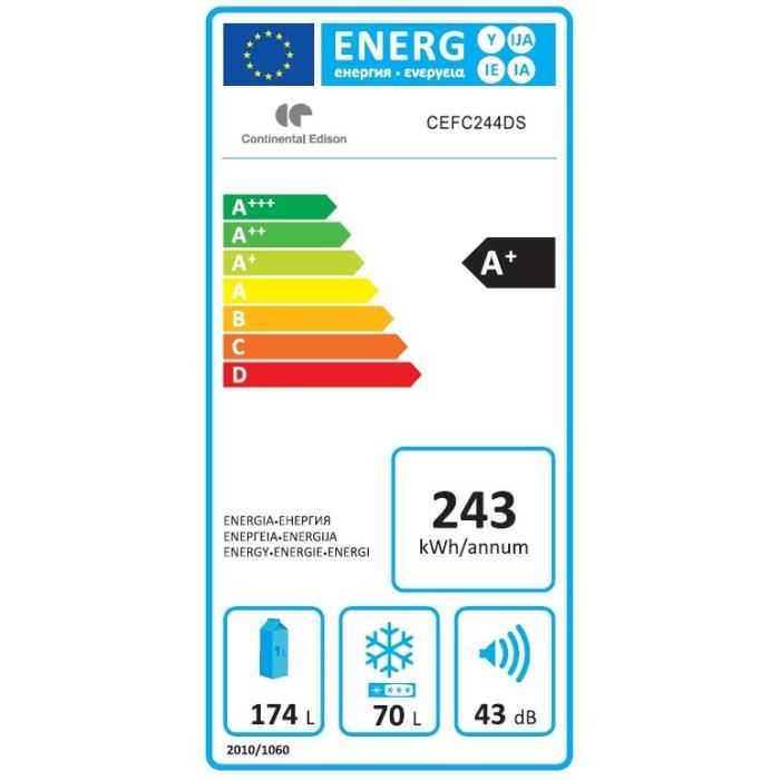  FC244DS - Réfrigérateur congélateur2