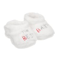 CHAUSSON - PANTOUFLE BÉBÉ RÊVE Chaussons Peluche Ecru Bébé Mixte CHAUSSON - PANTOUFLE BÉBÉ RÊVE Chaussons Peluche Ecru Bébé Mixte