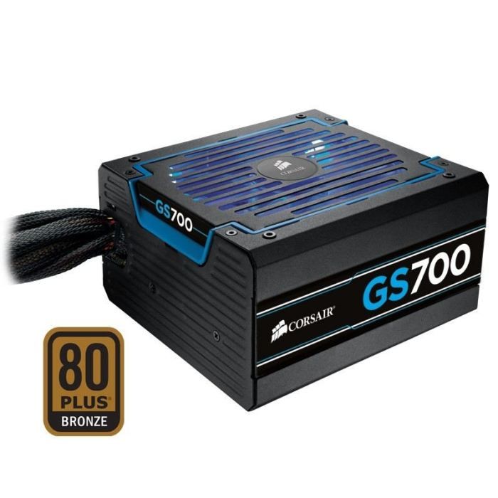 Alimentation PC 700 Watt   Certifié 80PLUS Bronze   Ventilateur 140mm