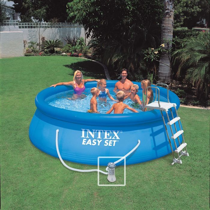 Kit Piscine Easy set INTEX Ø3,66m x H91 cm   Achat / Vente KIT