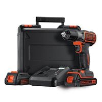 PERCEUSE BLACK&DECKER Perceuse visseuse Autosense 2x18V Lit PERCEUSE BLACK&DECKER Perceuse visseuse Autosense 2x18V Lit