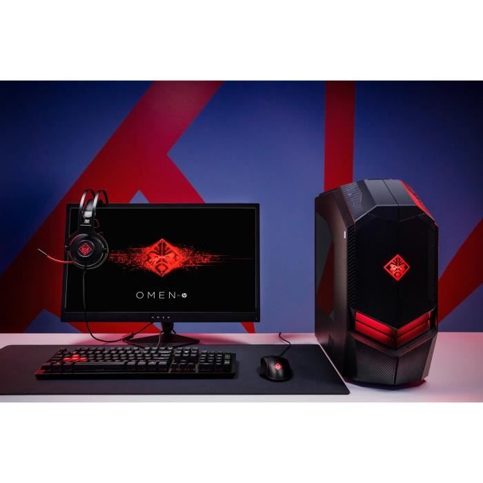  PC de Bureau Gamer OMEN 880-584nf - Core i7-8700K3