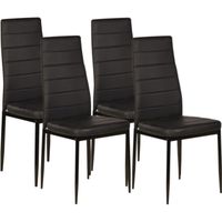 CHAISE VOGUE Lot de 4 chaises de salle à manger en sim... CHAISE VOGUE Lot de 4 chaises de salle à manger en sim...