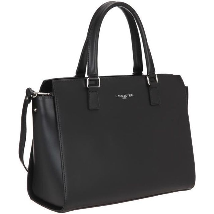 LANCASTER Sac ?� Main Cuir CONSTANCE Noir Femme - Achat / Vente LANCASTER Sac ?� Main Noir - Cdiscount