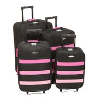 SET DE VALISES CHALLENGER Set de 4 Valises Souple 2 Roues 47-54-6 SET DE VALISES CHALLENGER Set de 4 Valises Souple 2 Roues 47-54-6