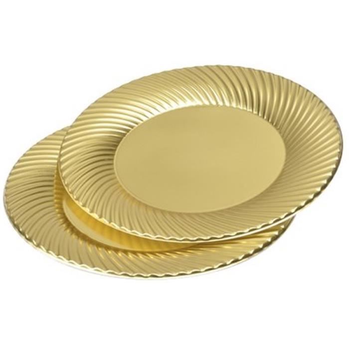  Assiette  or Achat Vente pas cher