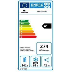  CEF2D304OV - Réfrigérateur congélateur