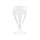 Lot de 6 verres à eau ou à vin jetables 20 cl arge