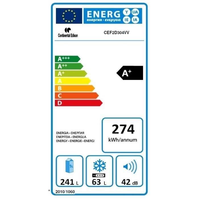  CEF2D304VV - Réfrigérateur congélateur3