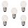XQ-LITE Lot de 5 ampoules LED filament LED globe E