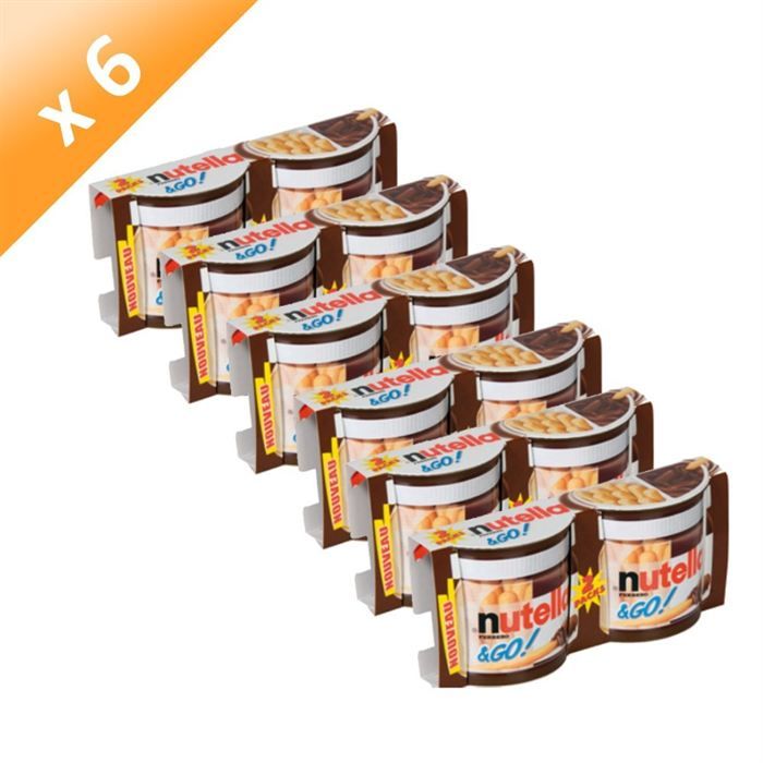 NUTELLA & GO T2 104G X6   Achat / Vente PATE A TARTINER NUTELLA & GO